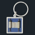 Miniature Torah Scroll, 1765 Keychain<br><div class="desc">English School's Miniature Torah Scroll, 1765 located at the Jewish Museum, London. The Miniature Torah Scroll, 1765 was created around 1765 AD.</div>