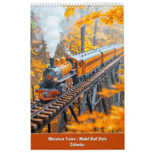 Miniature Trains Calendar – Seasonal Scenes i