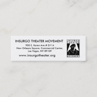 MiniCards-001 Mini Business Card