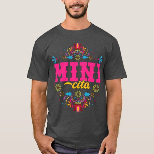 Minicita First Fiesta Birthday for Girl Cactus Som T_Shirt