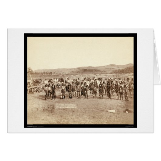 Miniconjou Indian at Grass Dance SD 1890 (Front Horizontal)