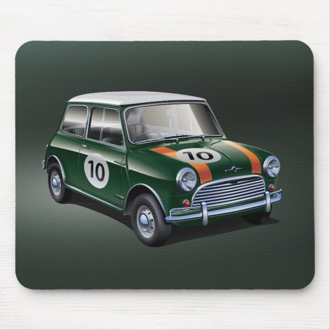 MiniCooper S1 green Mouse Pad (Front)