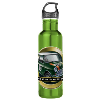 MiniCooper S green Water Bottle