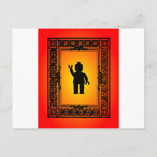 Minifig Parisian Wave by Customise My Minifig Postcard