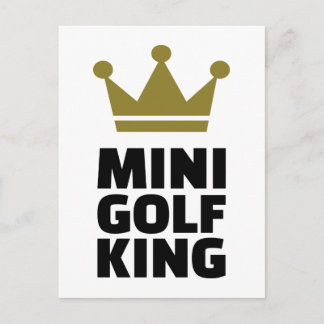 Minigolf King Postcard