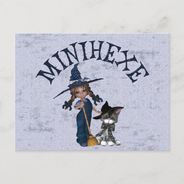 Minihexe Postcard (Front)