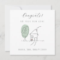 MINIIMALIST  Congrats On Your New Home