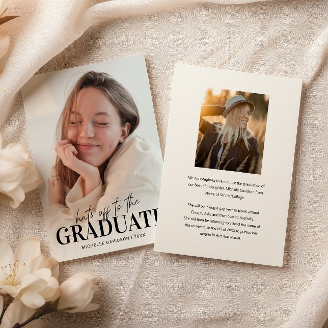 Minimal 2025 Photo Graduation Announcement (Creator Uploaded)