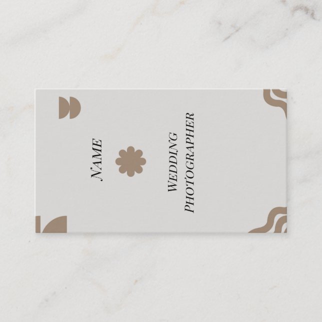 Minimal Abstract Business Card (Front)