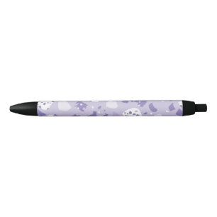 Minimal abstract purple pattern pen