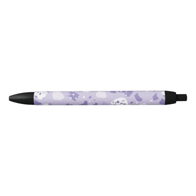 Minimal abstract purple pattern pen (Front)