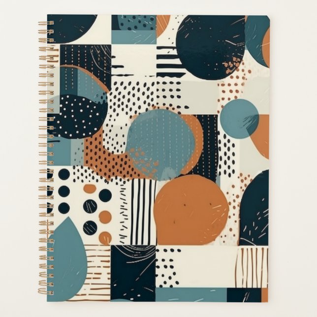Minimal Abstract Seamless Pattern - Geometric (14) Planner (Front)