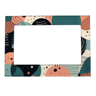 Minimal Abstract Seamless Pattern - Geometric (8) Magnetic Frame