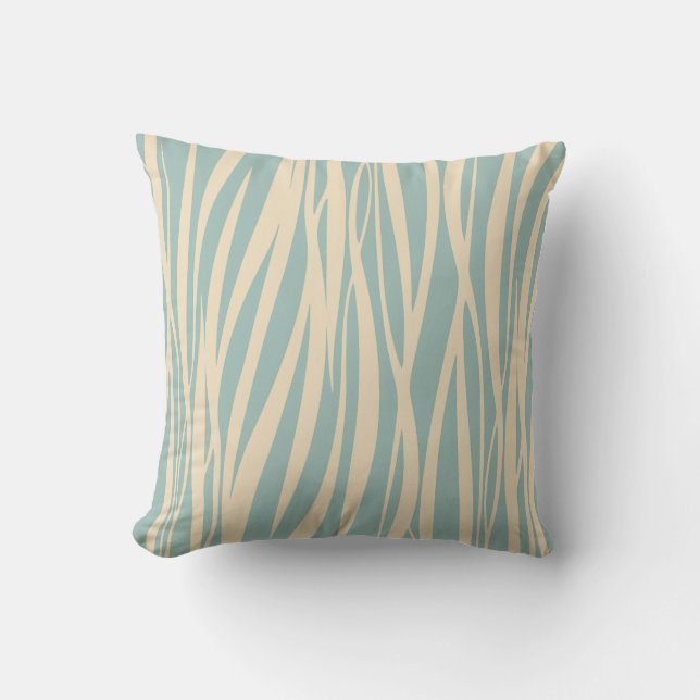 Minimal abstract throw pillow (Front)