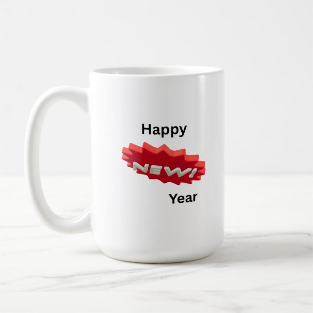 Minimal Aesthetic Ceramic Mug (Left)