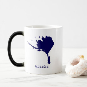 Minimal Alaska United States Color Morph Mug
