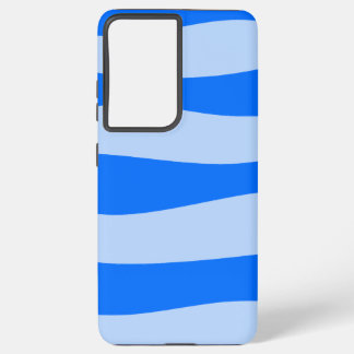 Minimal alternating blue samsung galaxy s21 ultra case