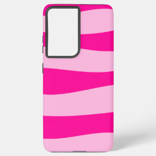 Minimal alternating pink samsung galaxy s21 ultra case