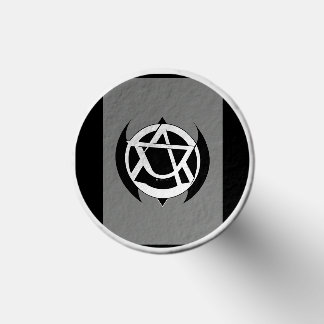 Minimal Anarchy Symbol – Black & White Circle-A Lo Golf Tees