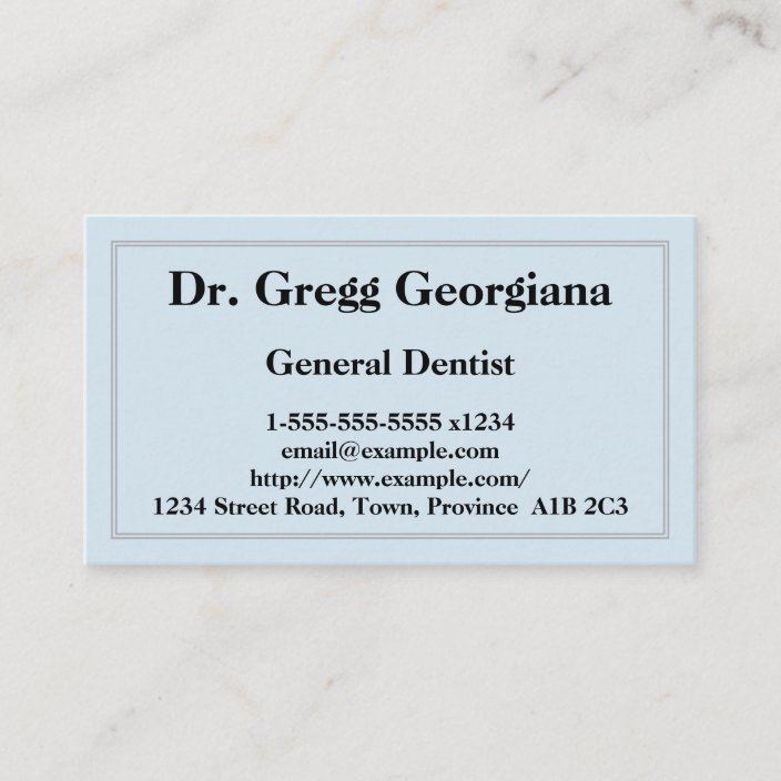 Minimal And Basic General Dentist Business Card Zazzle Com   Minimal And Basic General Dentist Business Card Re320373316a94305b36d6b146a4c5b39 Tcvtq 704 