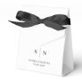 Minimal and Chic | Black and White Wedding Favor Boxes