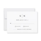 Minimal and Chic | Black and White Wedding