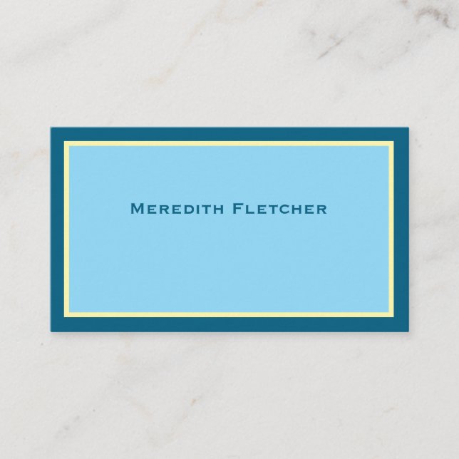 minimal and chic Business Card (Front)
