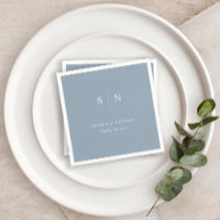 Minimal and Chic | Dusty Blue Wedding
