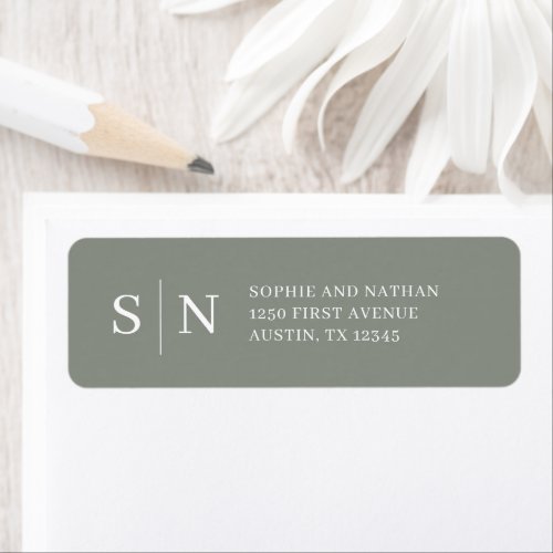 Minimal and Chic | Sage Green Label