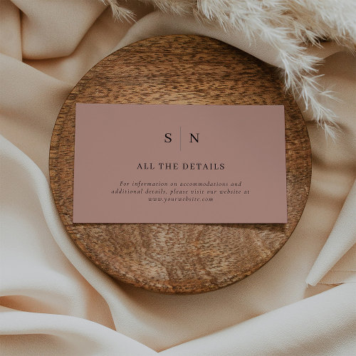 Minimal and Chic | Terracotta Wedding Details