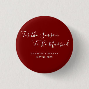 Minimal and Chic   Wedding  Button