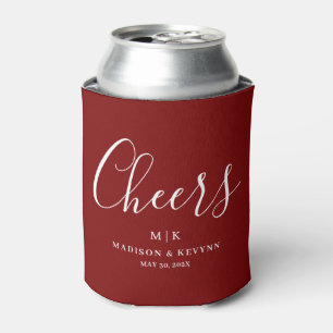 Minimal and Chic Wedding Can Cooler