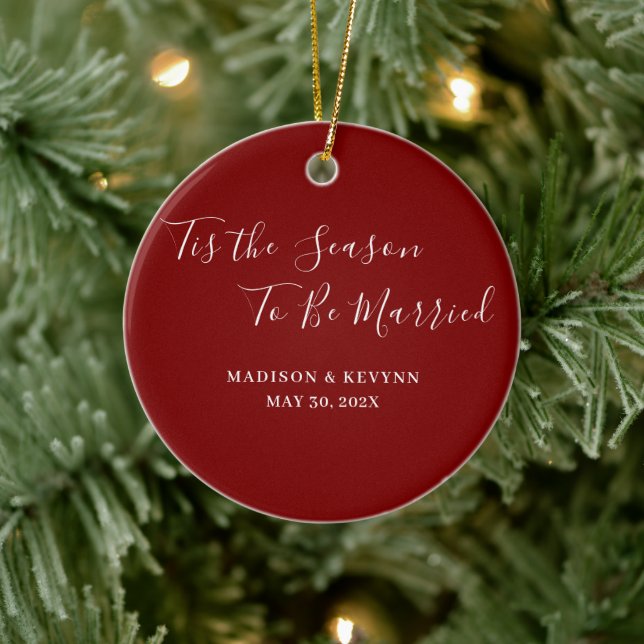 Minimal and Chic | Wedding  Ceramic Ornament (Tree)