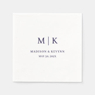 Minimal and Chic | Wedding Napkins