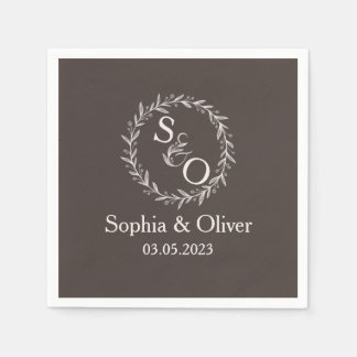 Minimal and Chic | Wedding Napkins