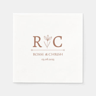 Minimal and Chic | Wedding Napkins