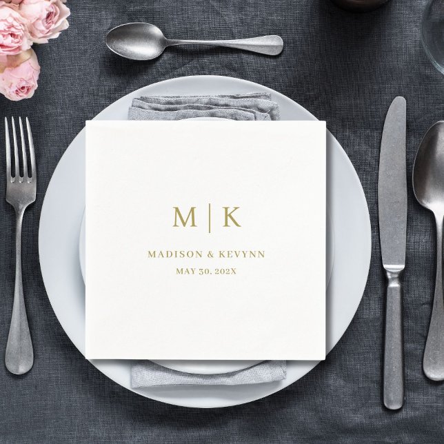 Minimal and Chic | Wedding Napkins (Creator Uploaded)