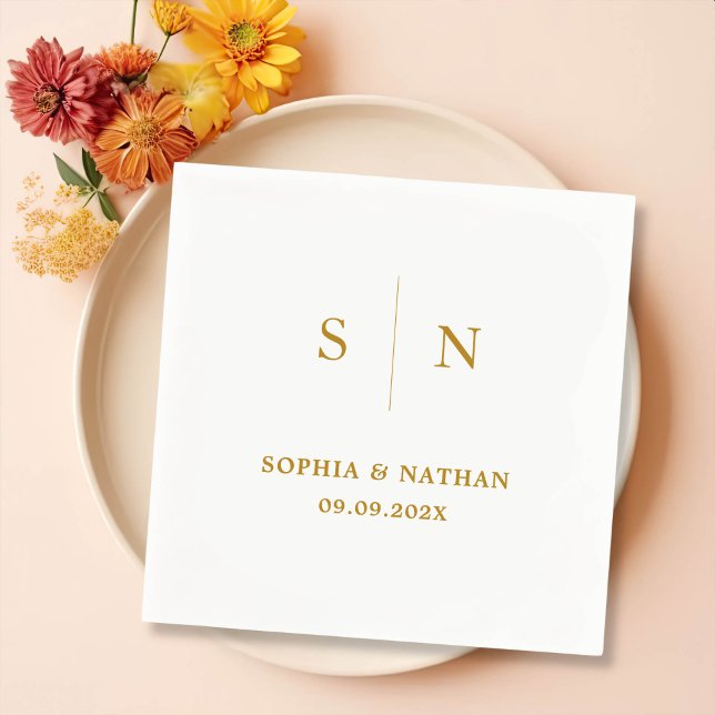Minimal and Chic | Wedding Napkins (Creator Uploaded)
