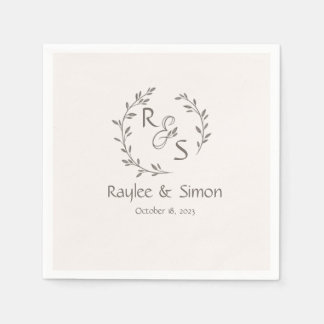 Minimal and Chic | Wedding Napkins