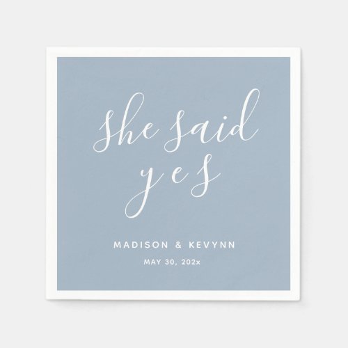 Minimal and Chic  Wedding Napkins