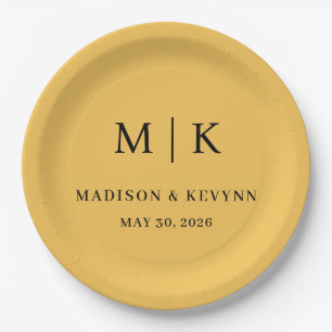 Minimal and Chic Wedding Napkins Paper Plates