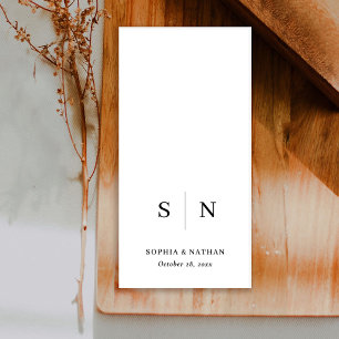 Minimal and Chic Wedding Paper Guest Towels