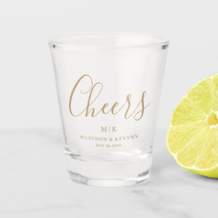 Minimal and Chic Wedding Shot Glass