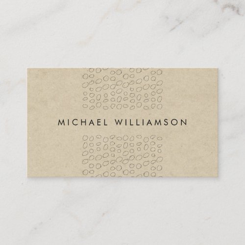 Minimal and Modern Designer Scribble Circles II Business Card Template