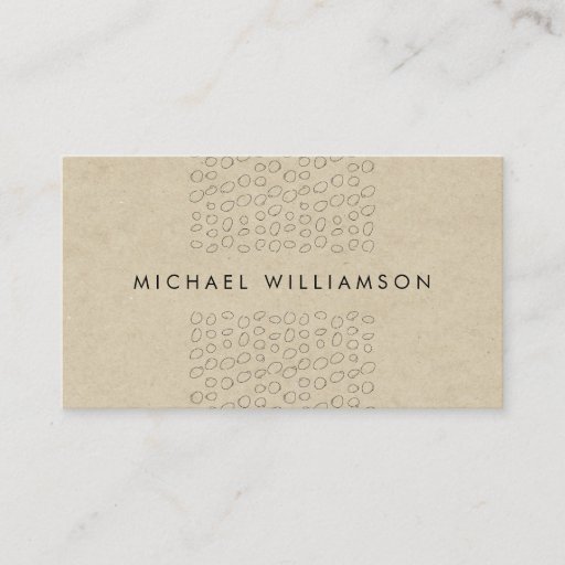 Customizable Minimal and Modern Designer Scribble Circles II Business Card Template