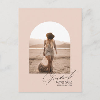 Minimal Arch Photo Grad Announcements