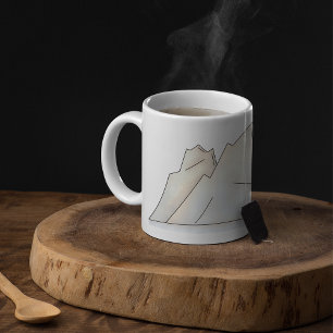 Minimal Arctic Glacier Coffee Mug