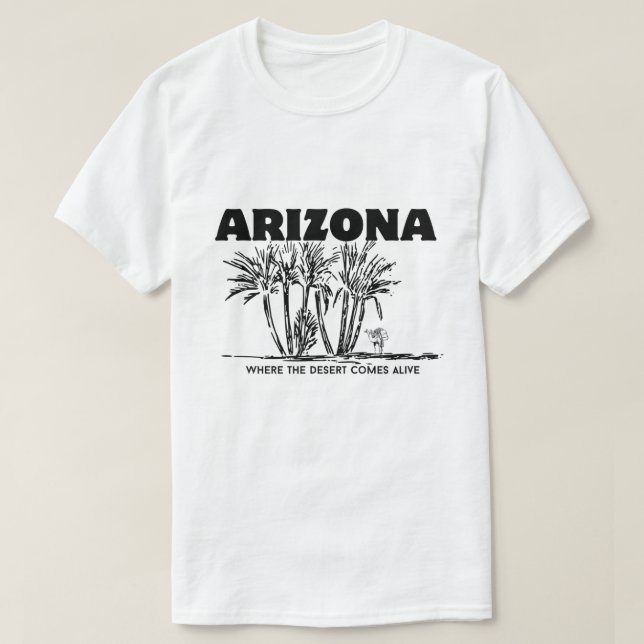 minimal arizona T-Shirt design (Design Front)