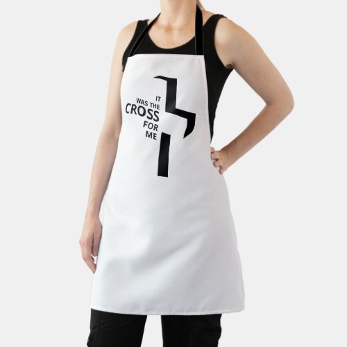 Minimal Art Christian Art Cross Gospel Sayings Quo Apron