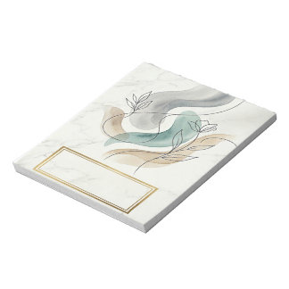 minimal art notepad